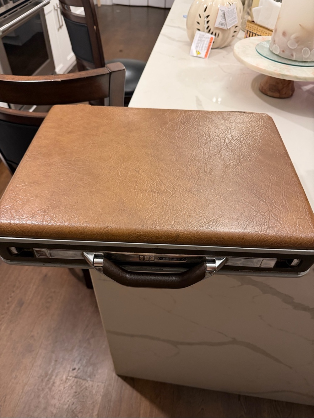 Vintage samsonite Textured Brown Hard Briefcase